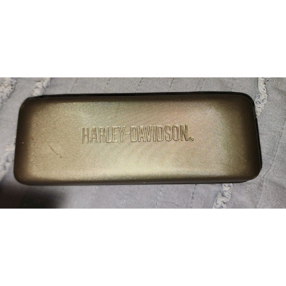 Harley Davidson Sun Glasses Case Eye Velvet Lining Hard Case HD Cheap